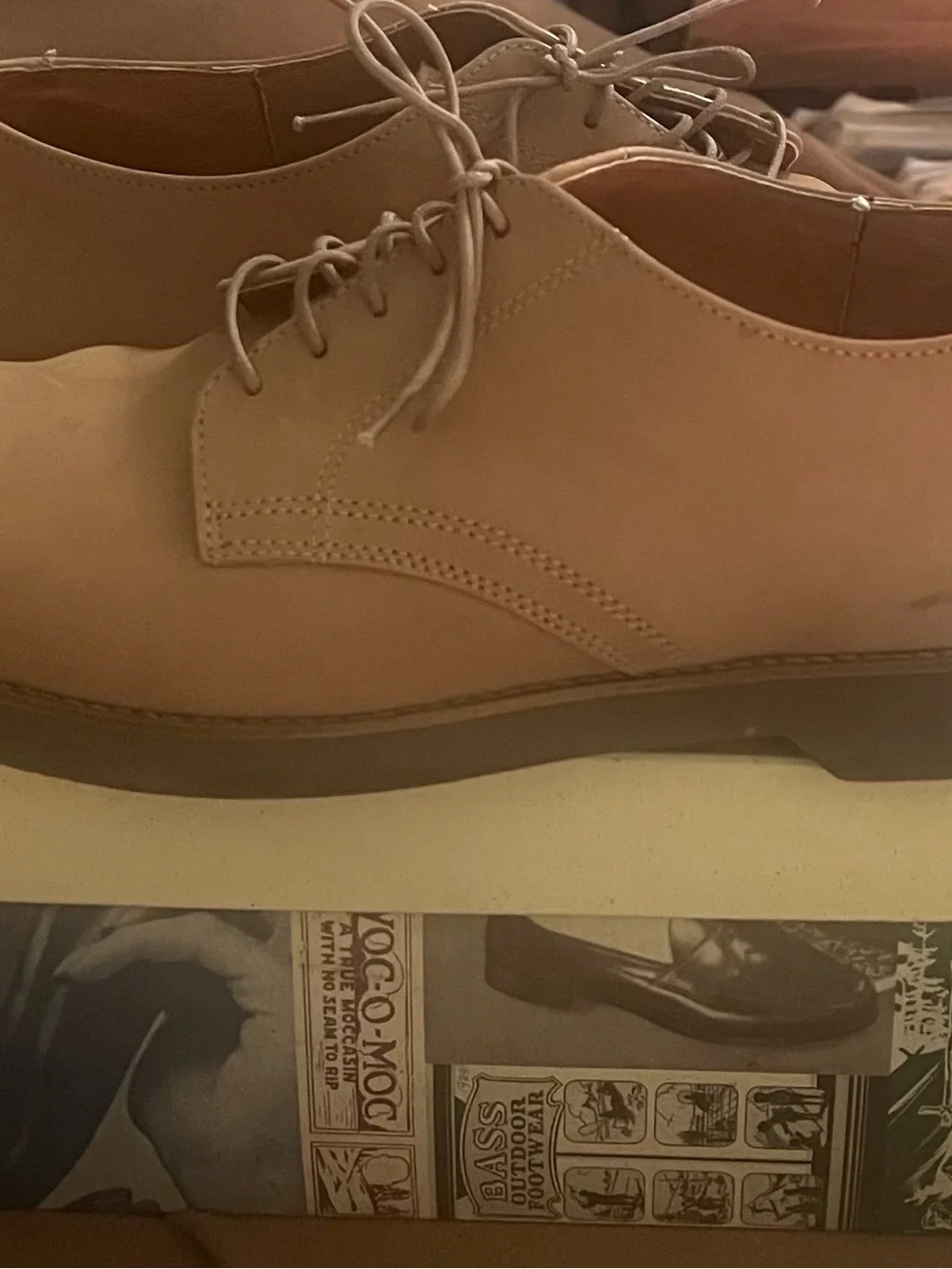 Bass Nubuc Cambridge lace up men’s shoes, size 11
